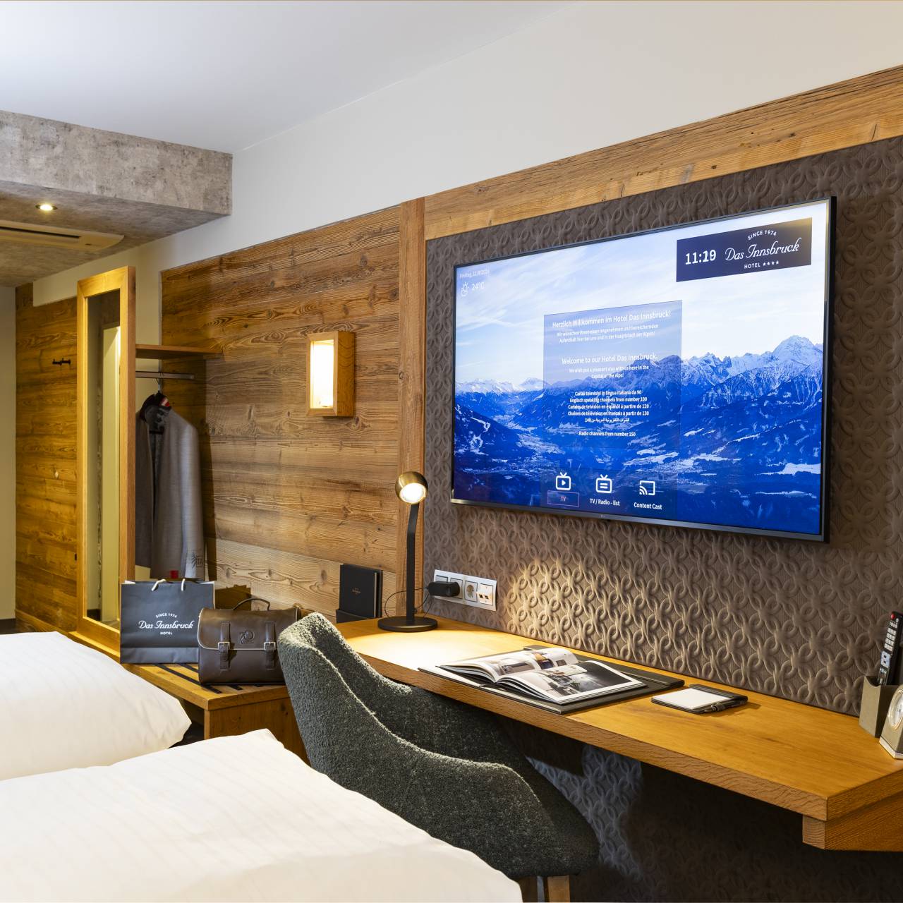 Deluxe Chalet-Tyrol Doppelzimmer im Hotel Das Innsbruck