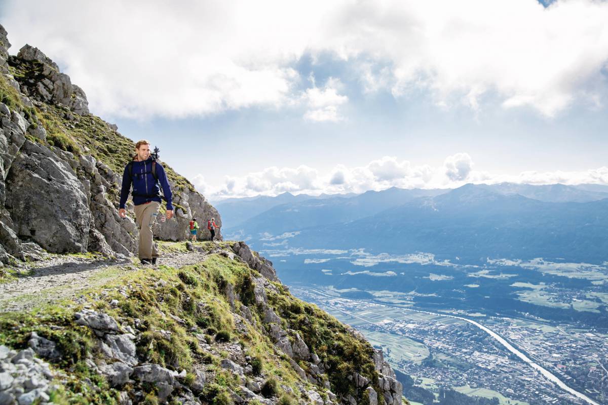 Klettern auf Klettersteig bei Innsbruck #1