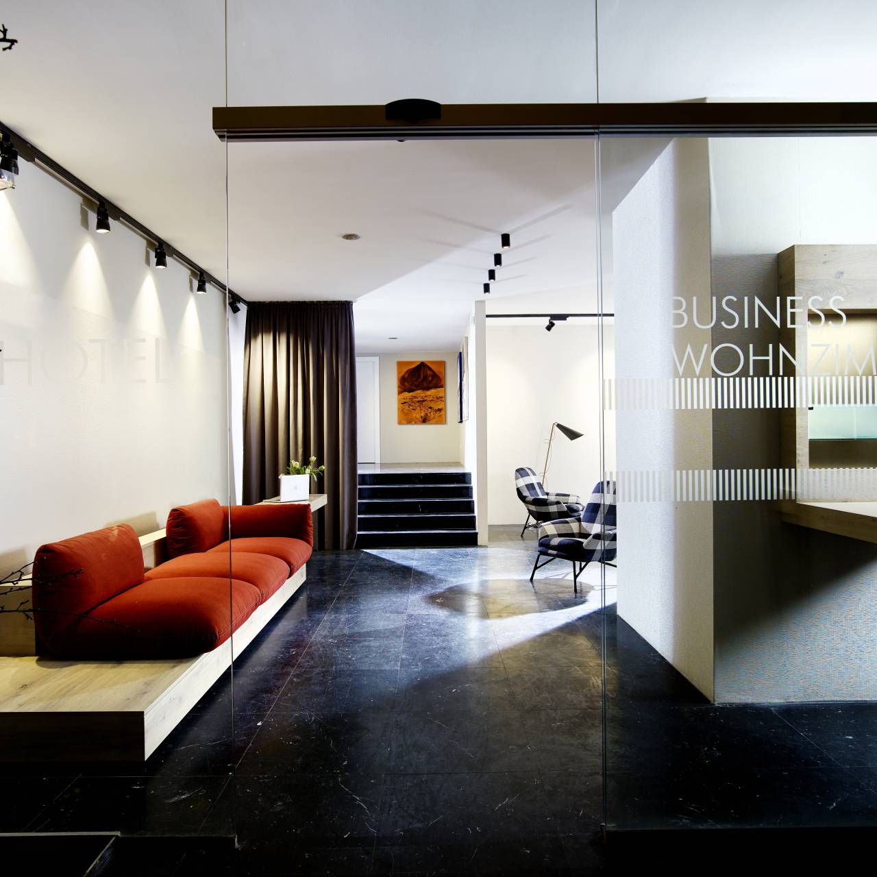 Business Wohnzimmer im Hotel Das Innsbruck