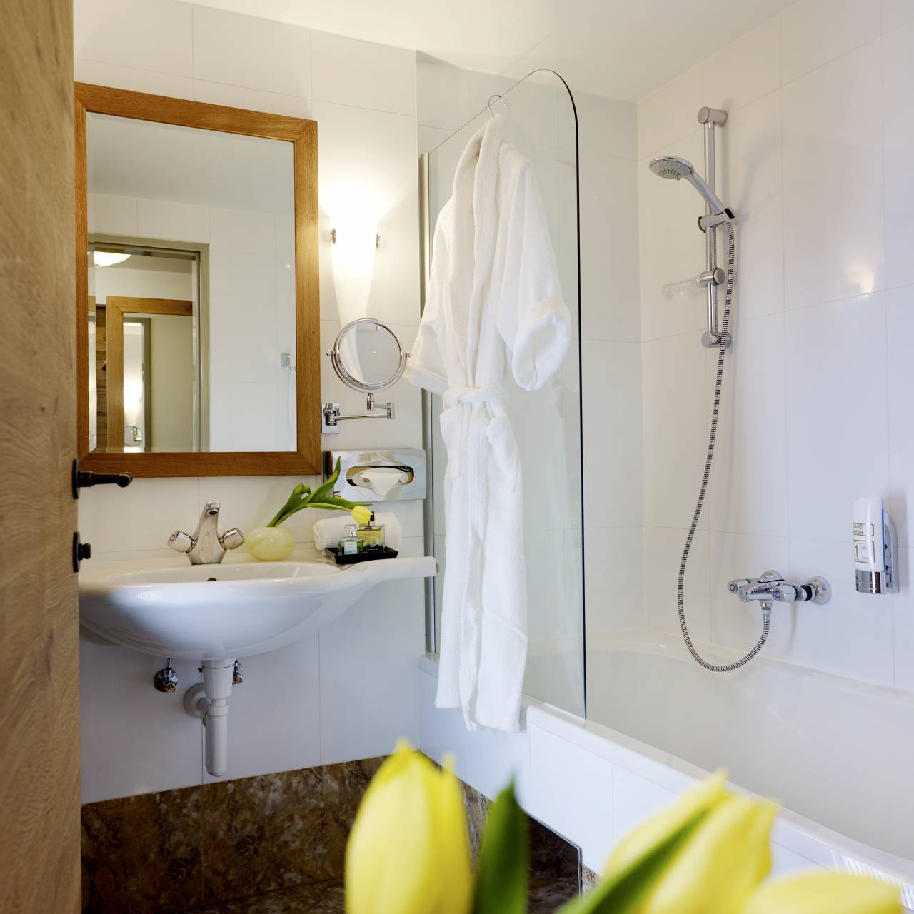 Beispiel Badezimmer im Hotel Das Innsbruck